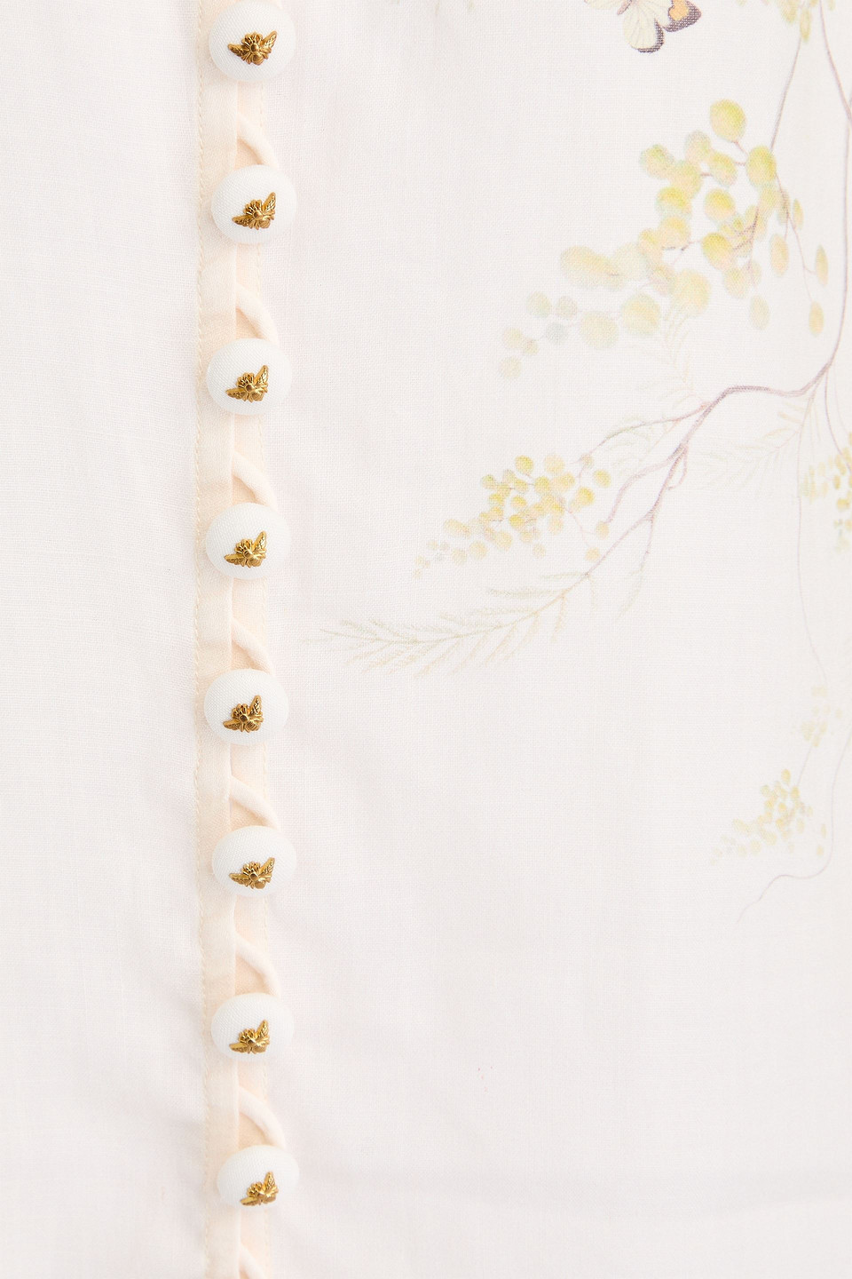 Zimmermann Harmony Floral-print Ramie Blouse