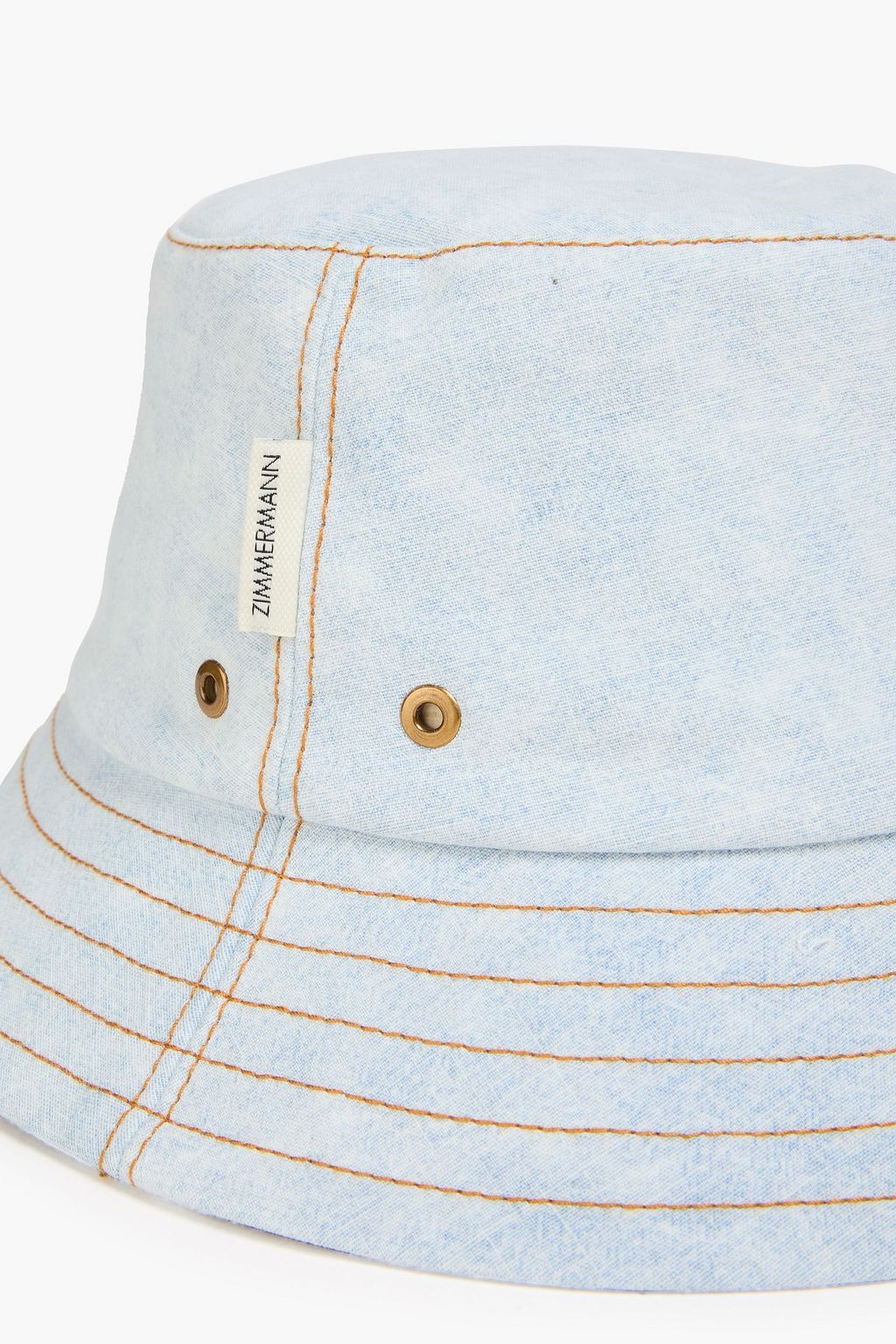 ZIMMERMANN Denim bucket hat
