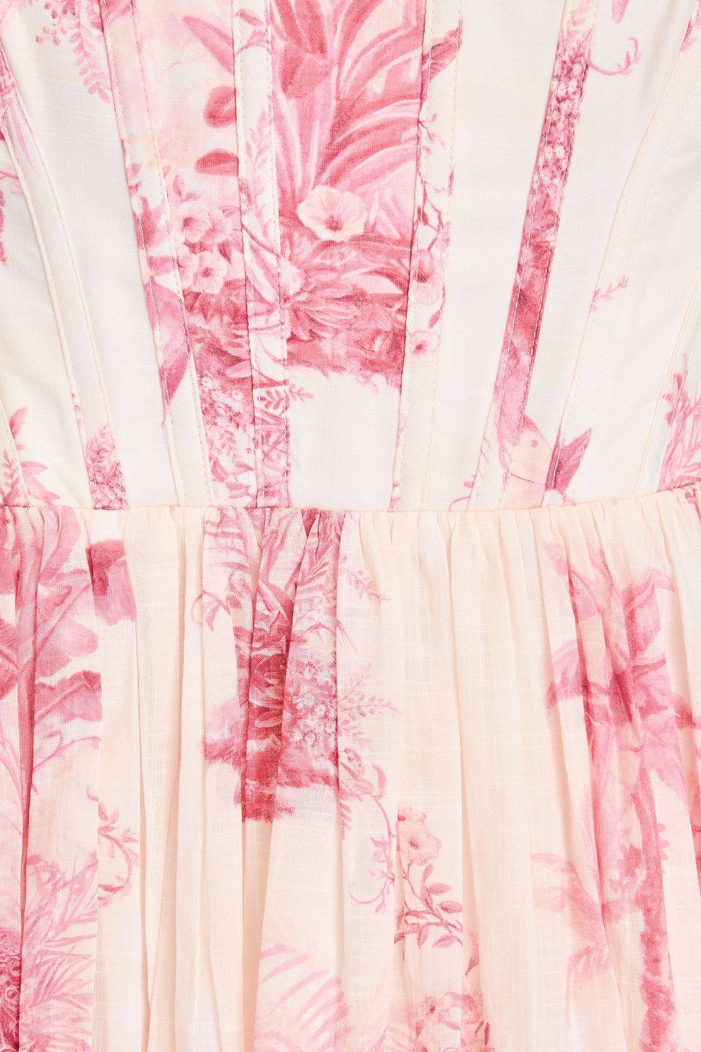 ZIMMERMANN Floral-print cotton midi dress