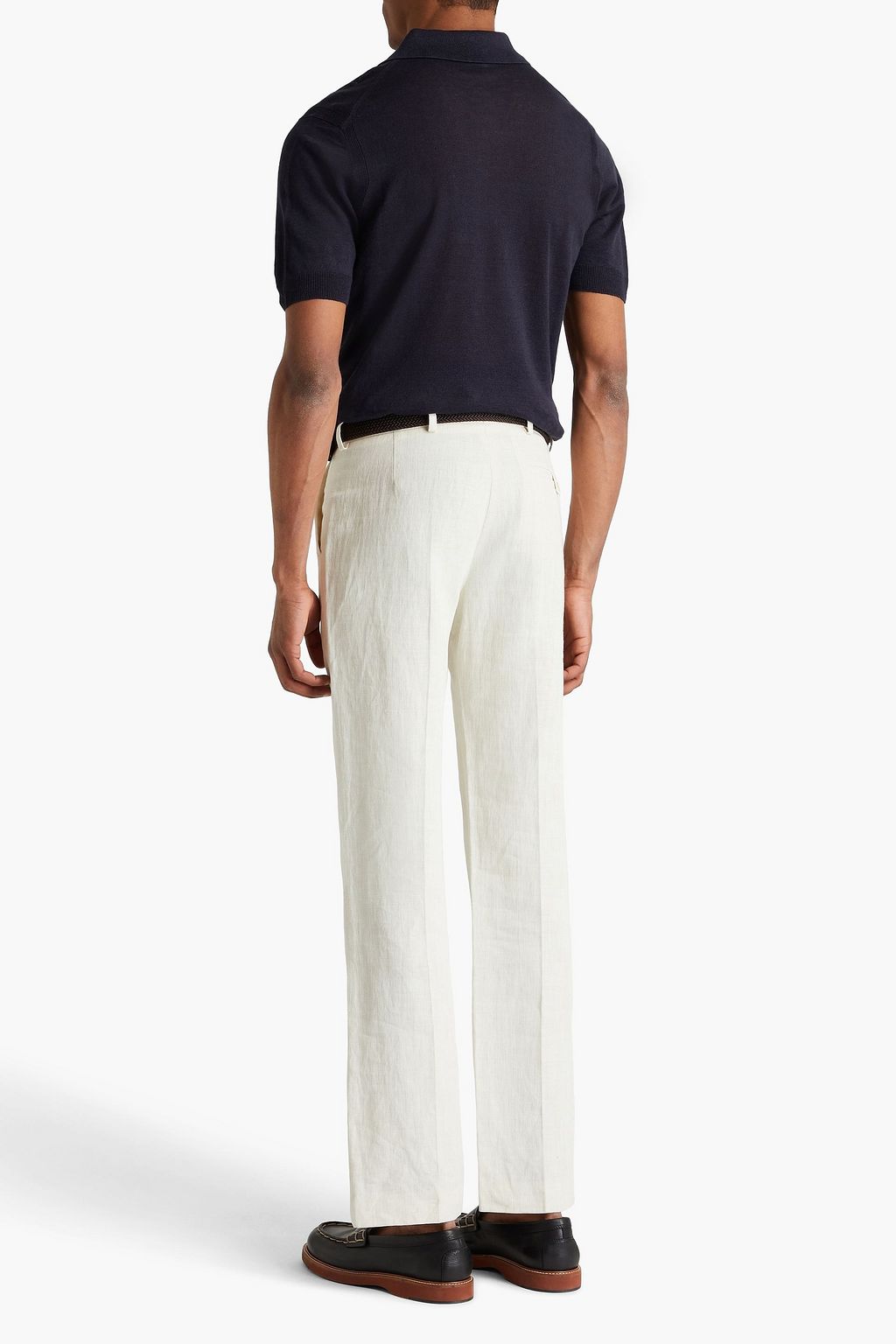 DUNHILL Linen polo shirt