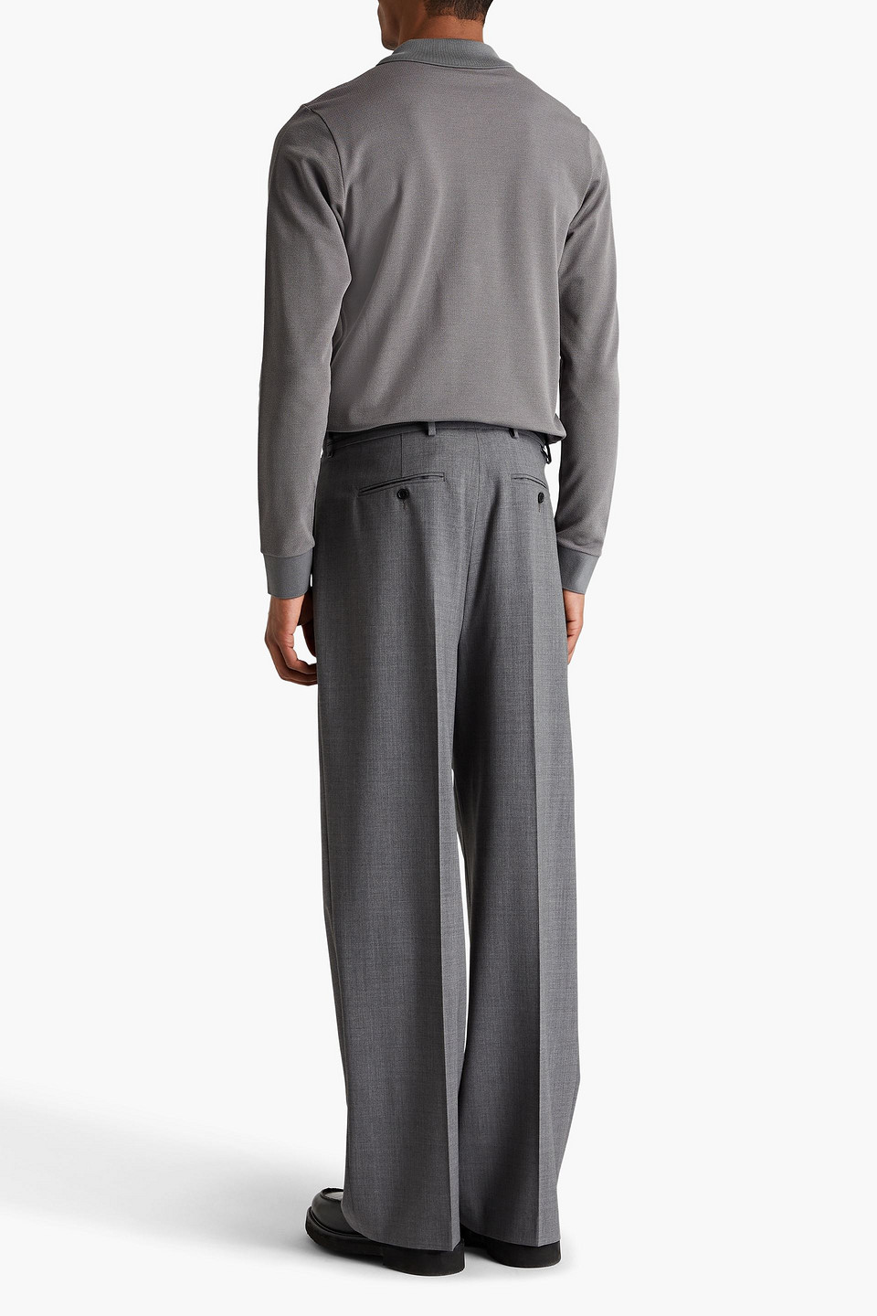 DUNHILL COTTON AND SILK-BLEND PIQUÉ POLO SHIRT 
