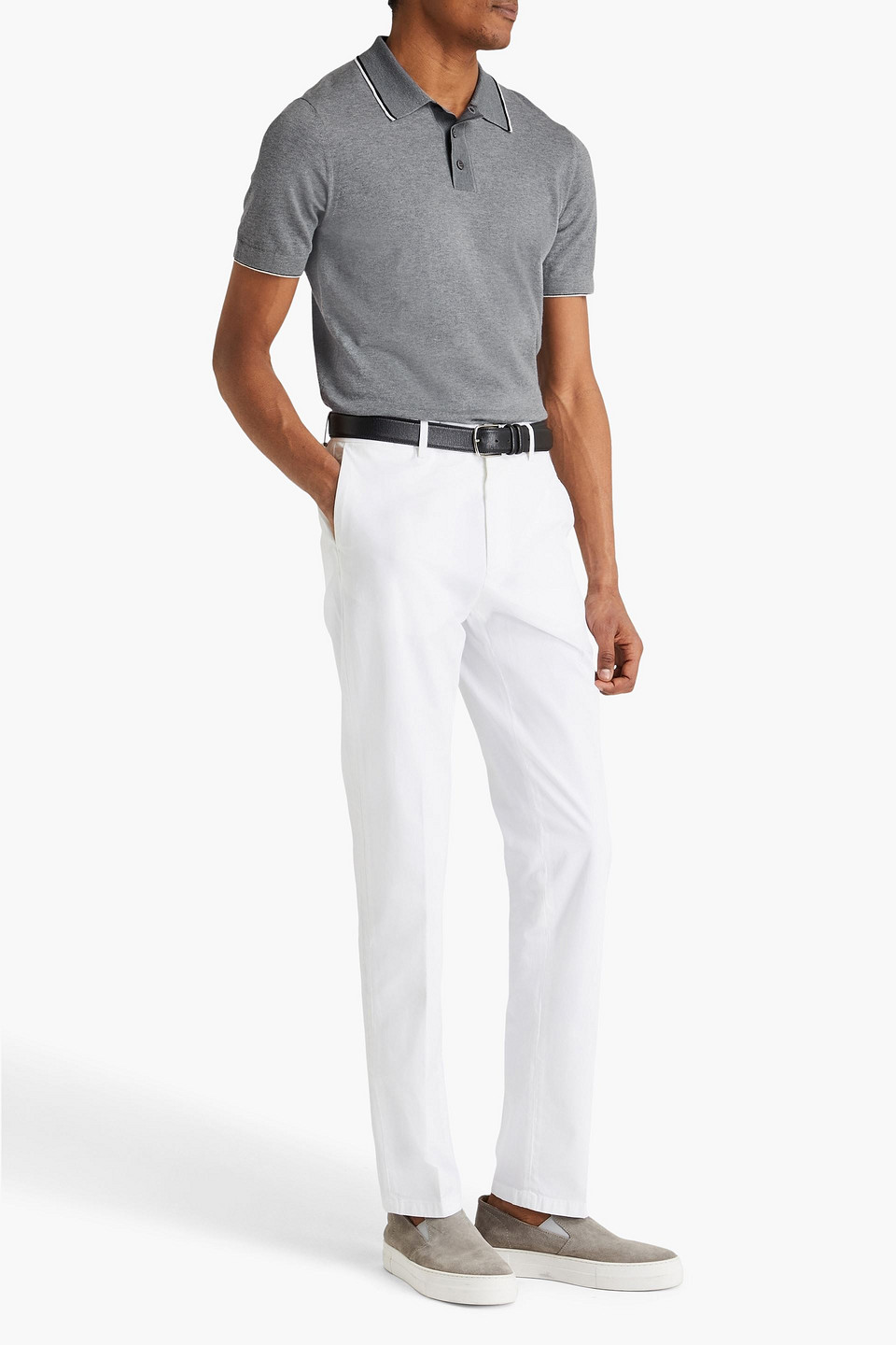 DUNHILL COTTON POLO SHIRT