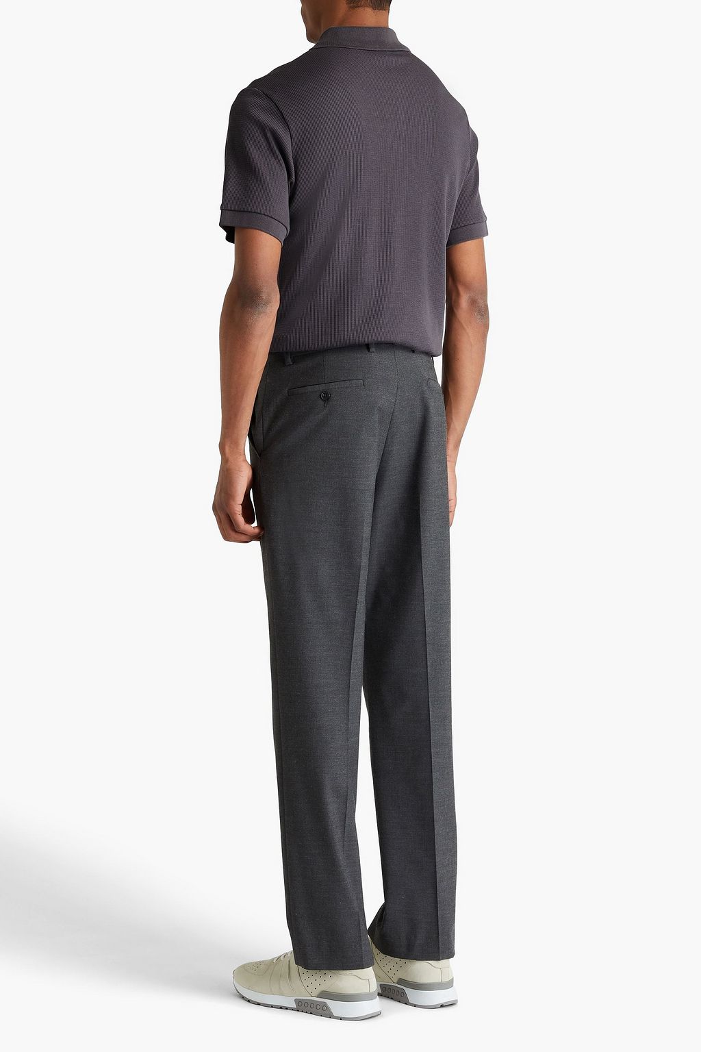 DUNHILL Rollagas Poloshirt aus einer Lyocell-Baumwollmischung in Waffelstrick