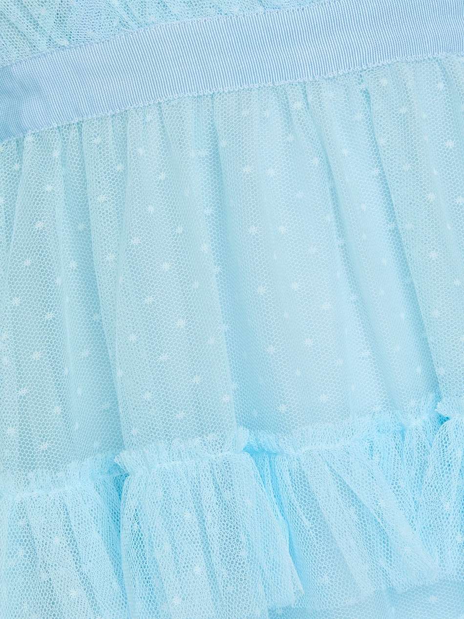 marybell tiered point d'esprit gown