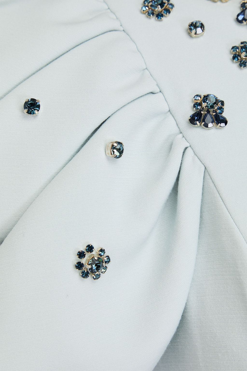 HUISHAN ZHANG Damia crystal-embellished crepe gown