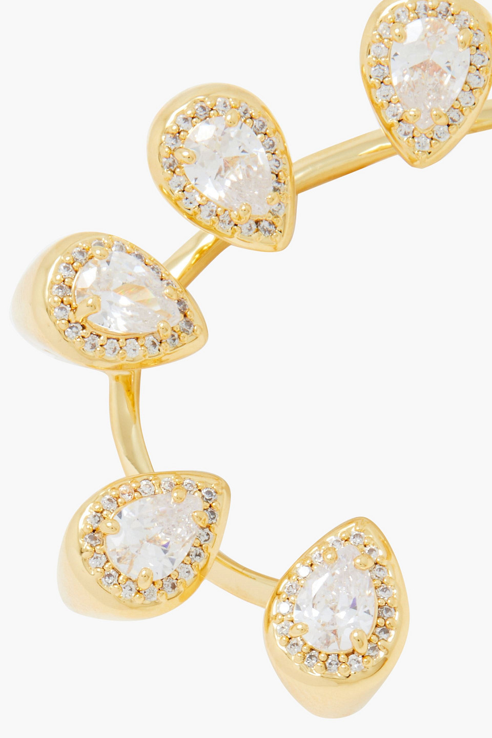 Zimmermann 12-karat Gold-plated Crystal Ear Cuff In Gold