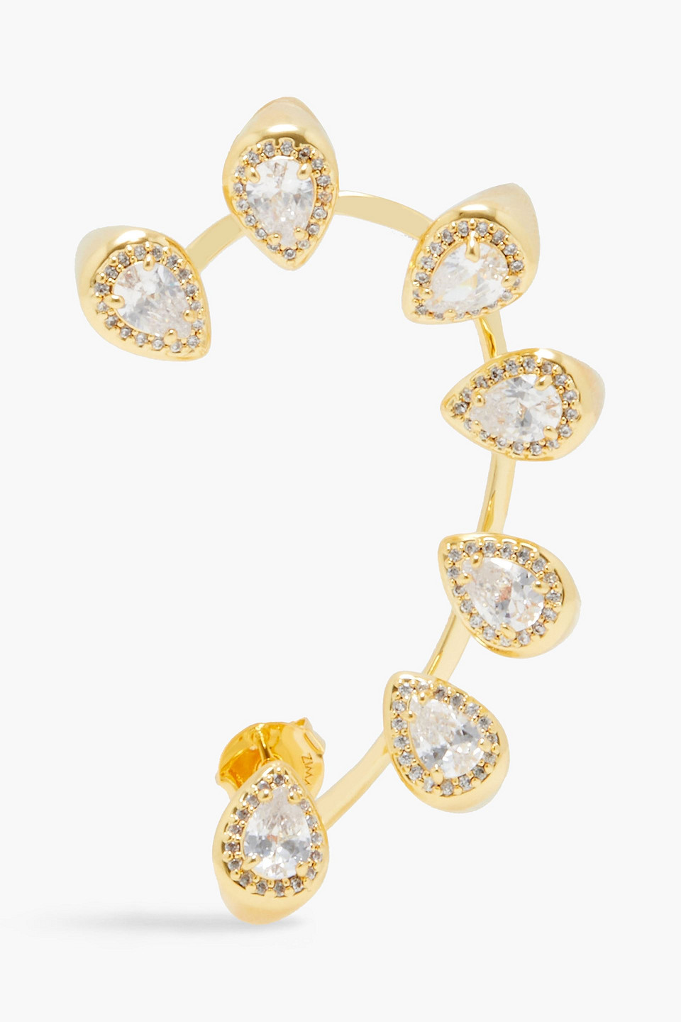 Zimmermann 12-karat Gold-plated Crystal Ear Cuff
