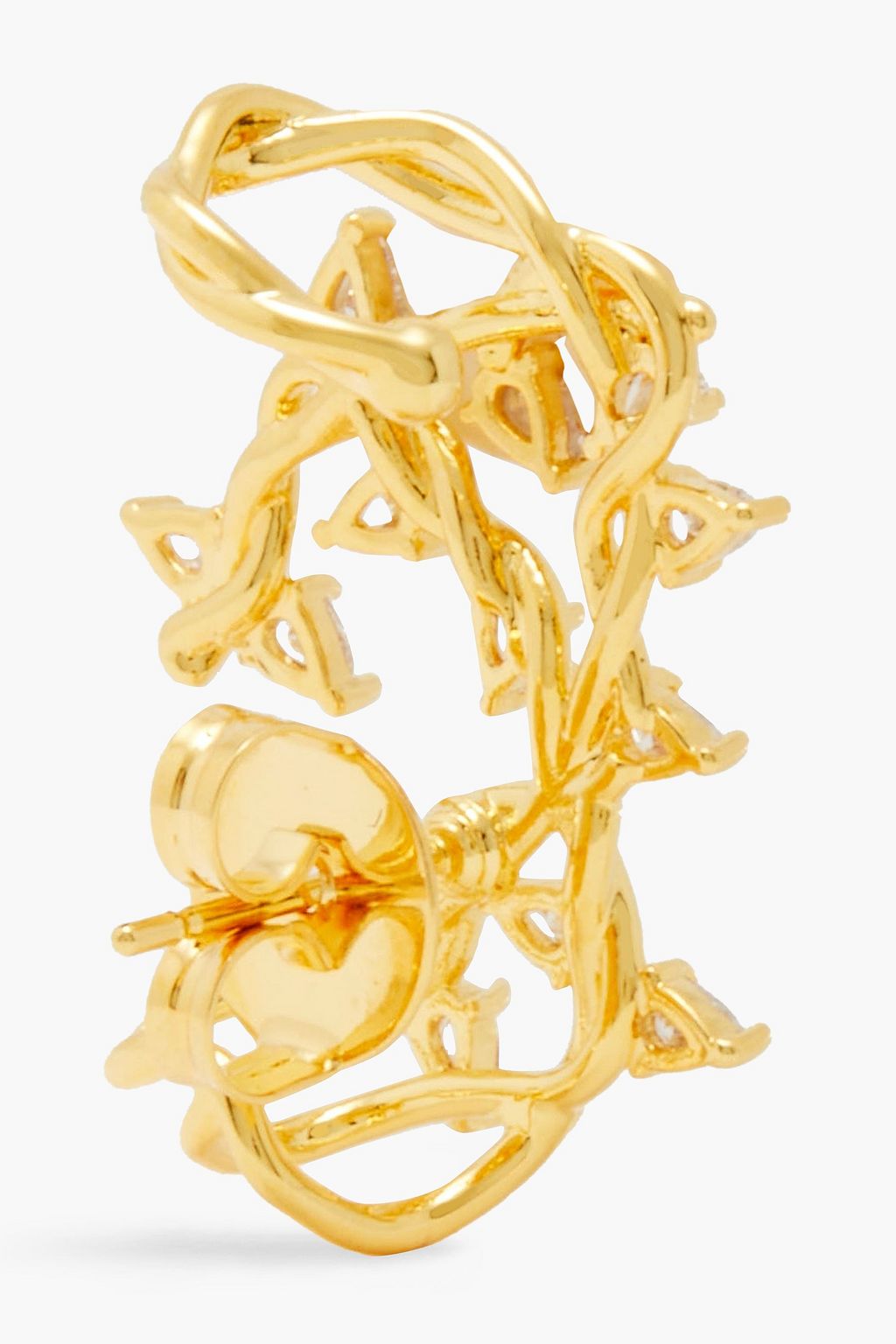 ZIMMERMANN 12-karat gold-plated crystal ear cuff