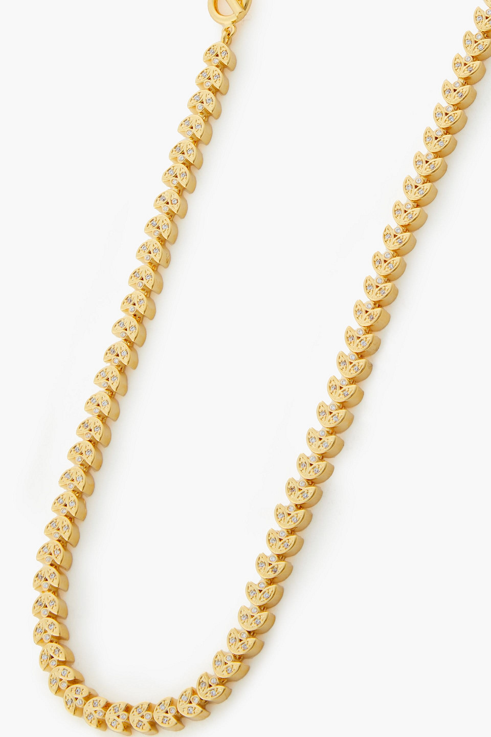 Zimmermann 12-karat Gold-plated Crystal Choker In Gold