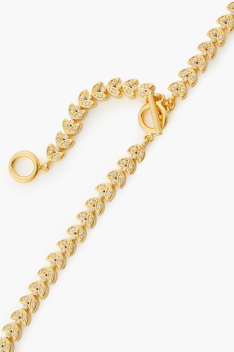 Zimmermann 12-karat Gold-plated Crystal Choker In Gold