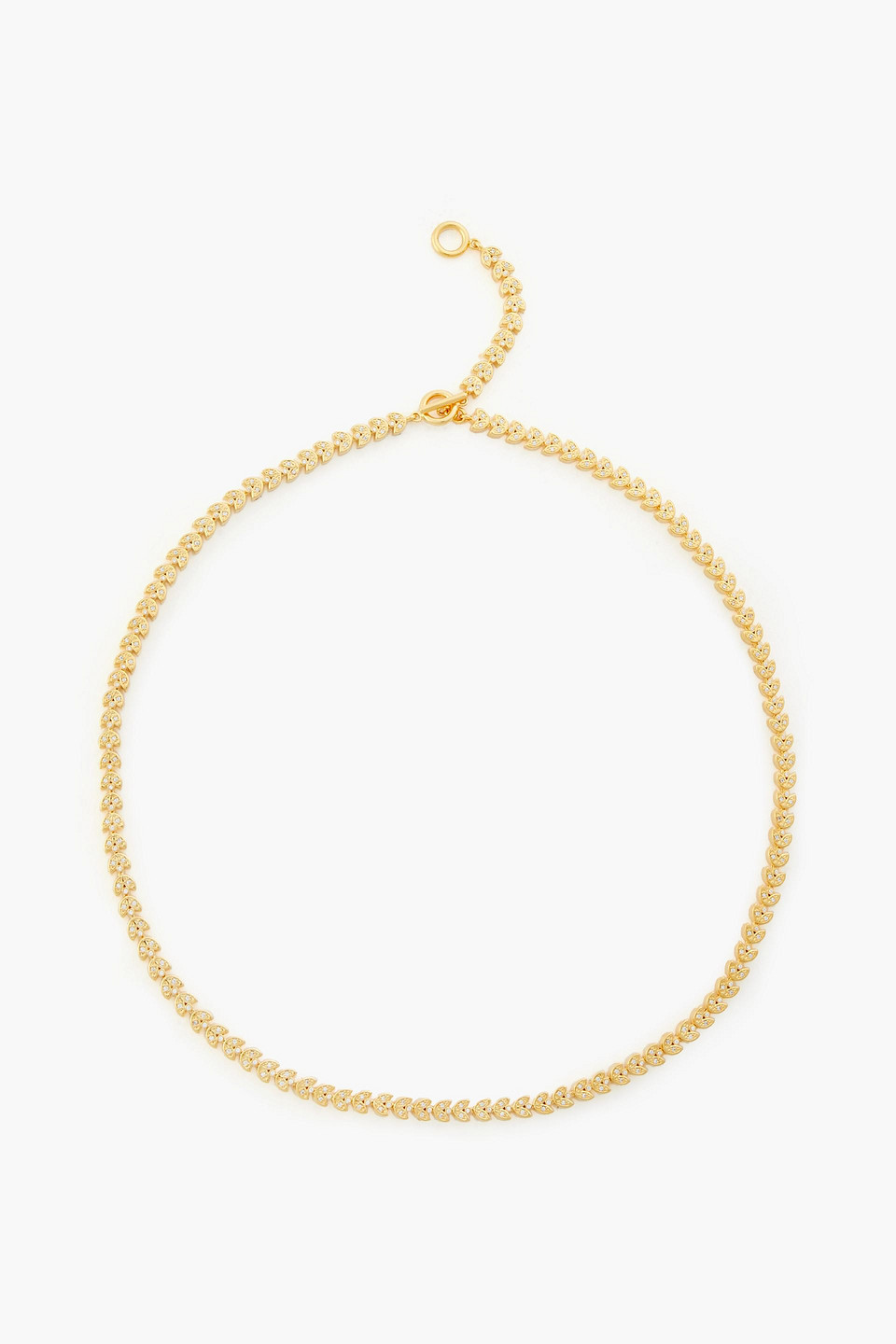Zimmermann 12-karat Gold-plated Crystal Choker