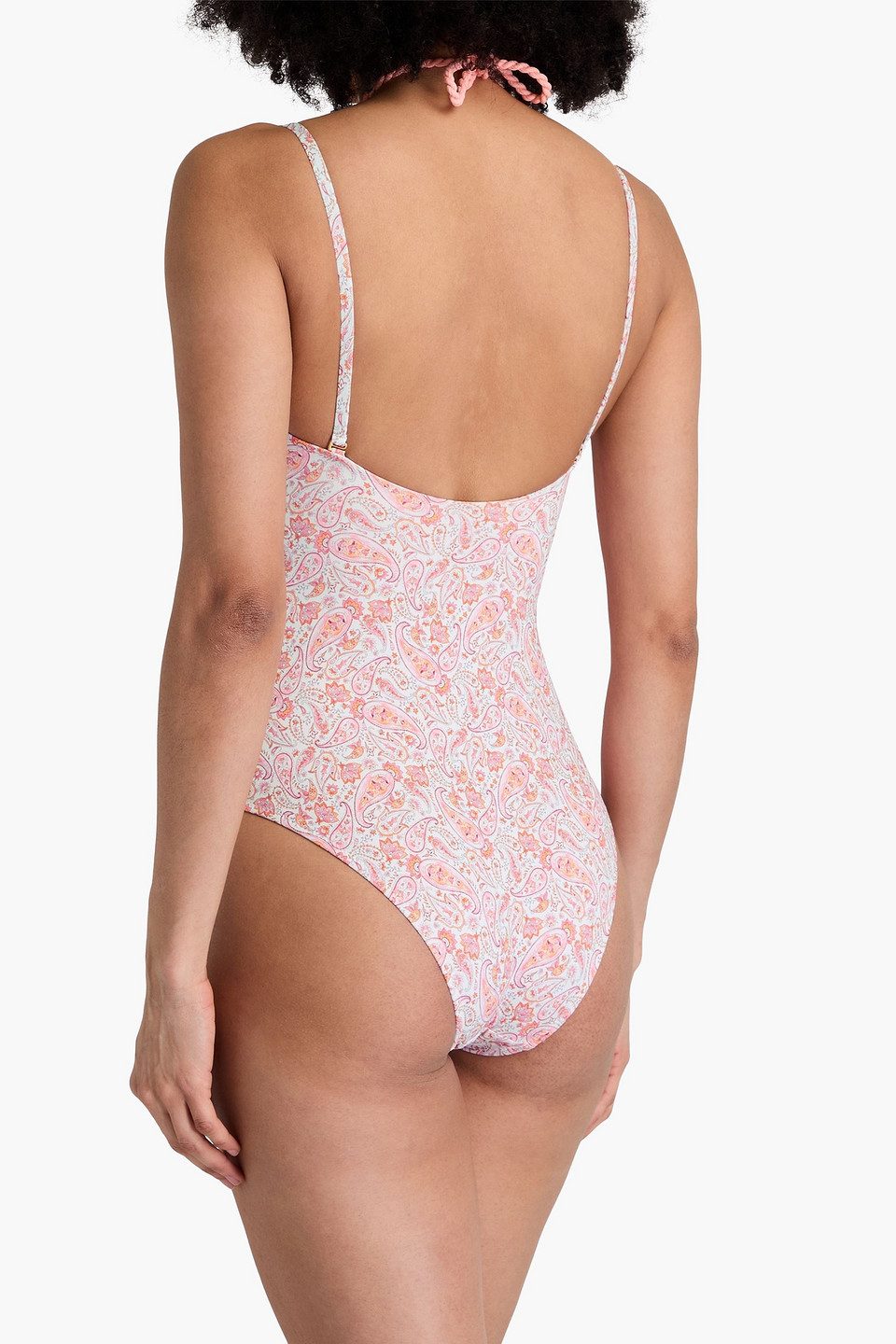  Heidi Klein - Badeanzug Mit Paisley-print - Pink - Xs 