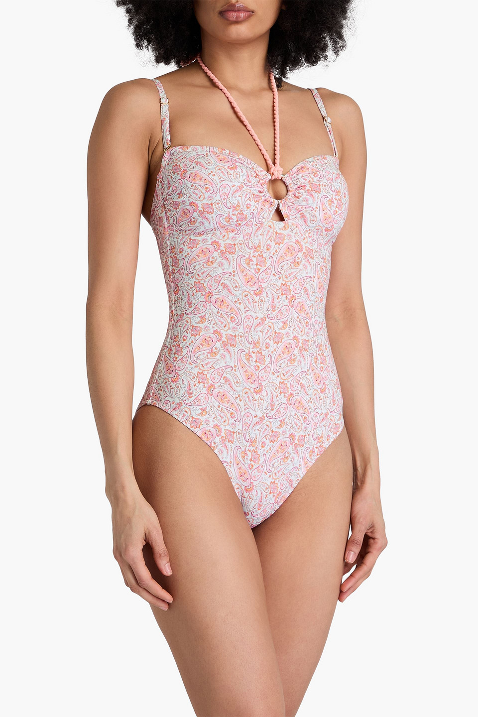  Heidi Klein - Badeanzug Mit Paisley-print - Pink - Xs 