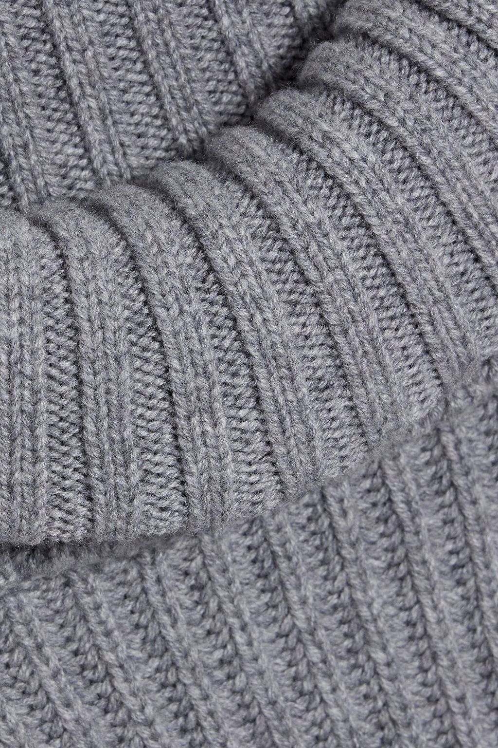 KHAITE Nimbus ribbed cashmere turtleneck sweater