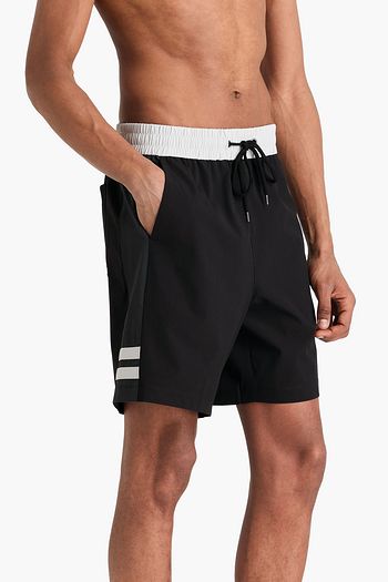 Y/OSEMITE Striped cotton shorts