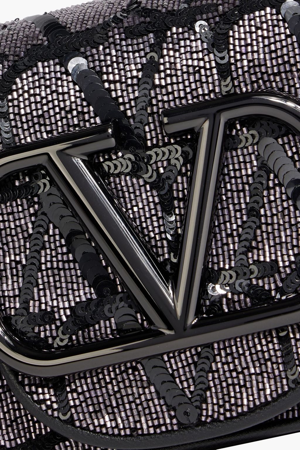 VALENTINO GARAVANI Locò Toile Iconographe embellished leather shoulder bag