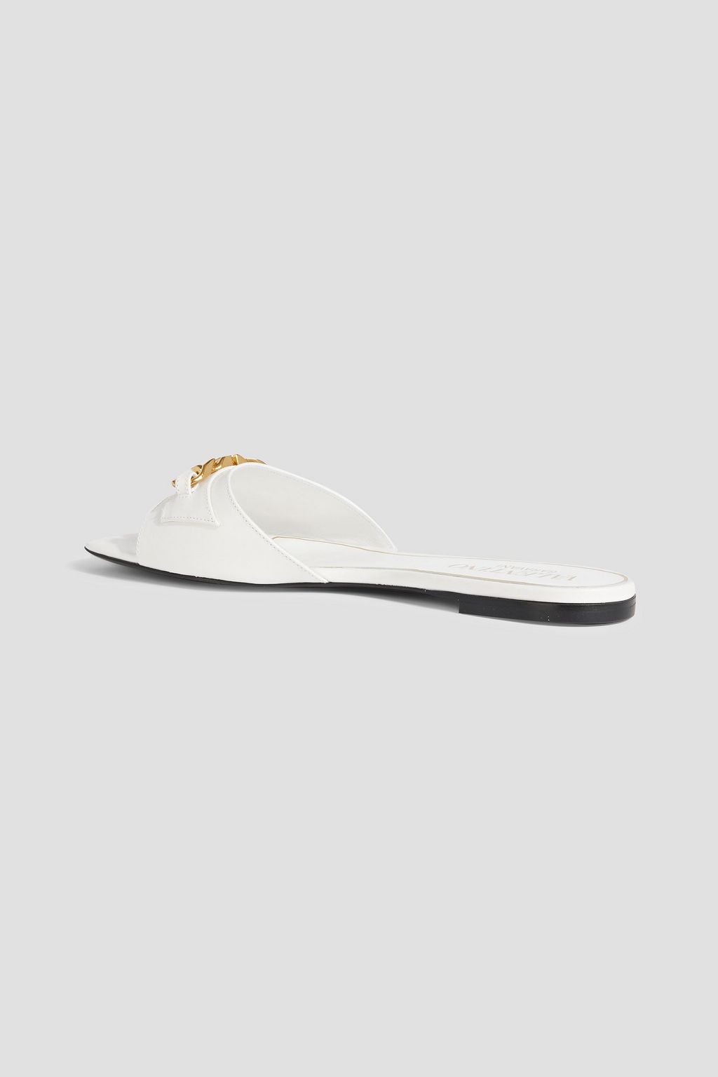 VALENTINO GARAVANI VLOGO Chain leather slides
