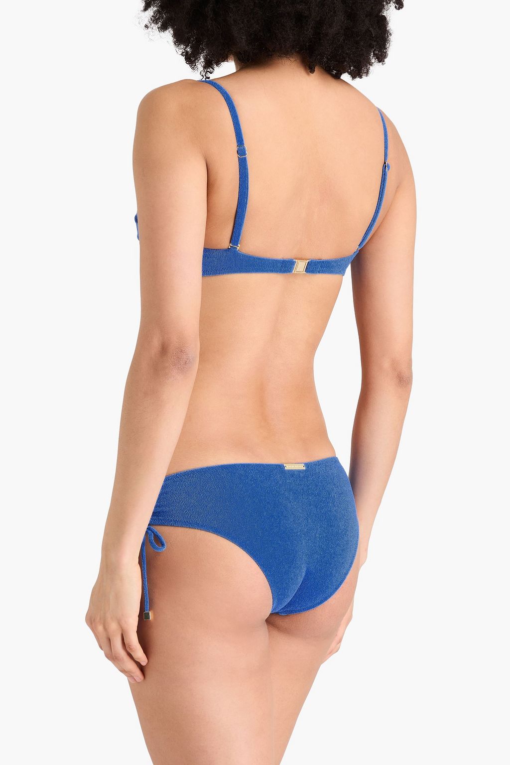 HEIDI KLEIN توب بكيني بتصميم باندو بتأثير مزموم