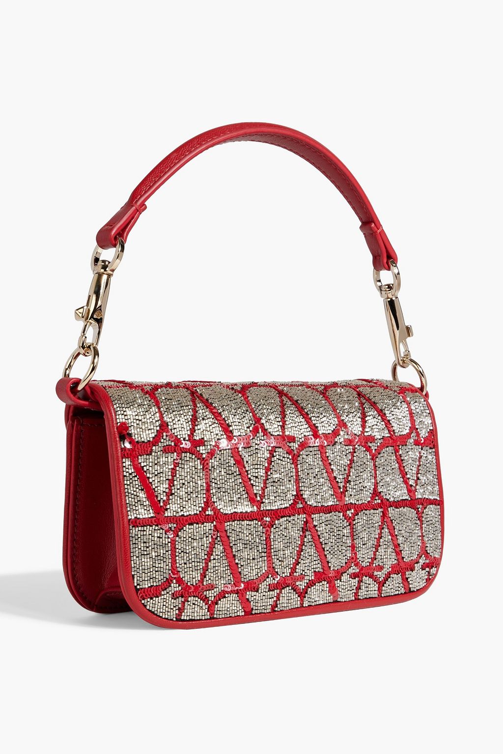 VALENTINO GARAVANI Locò embellished tulle shoulder bag