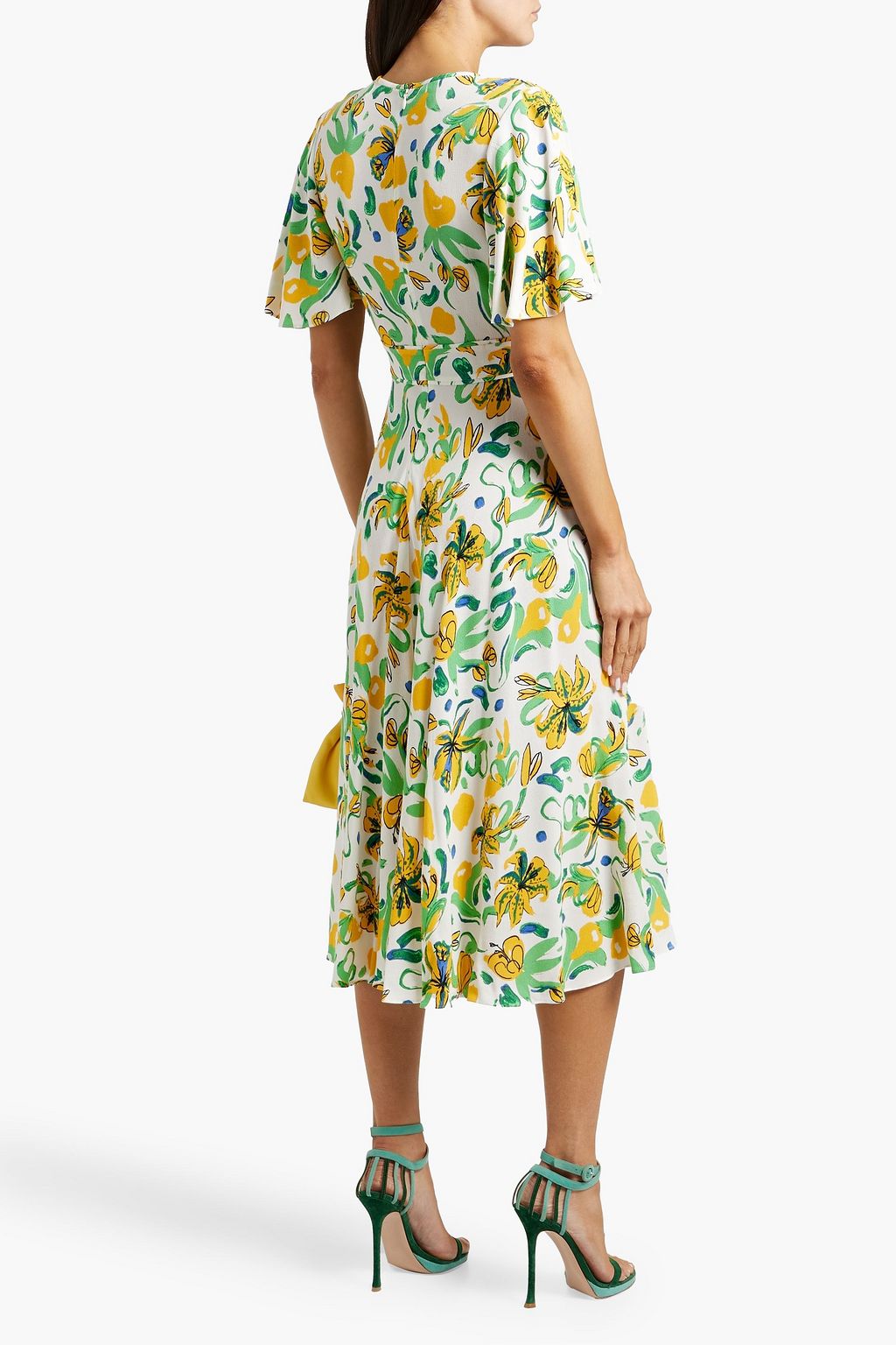 DIANE VON FURSTENBERG Vibeke printed crepe midi dress
