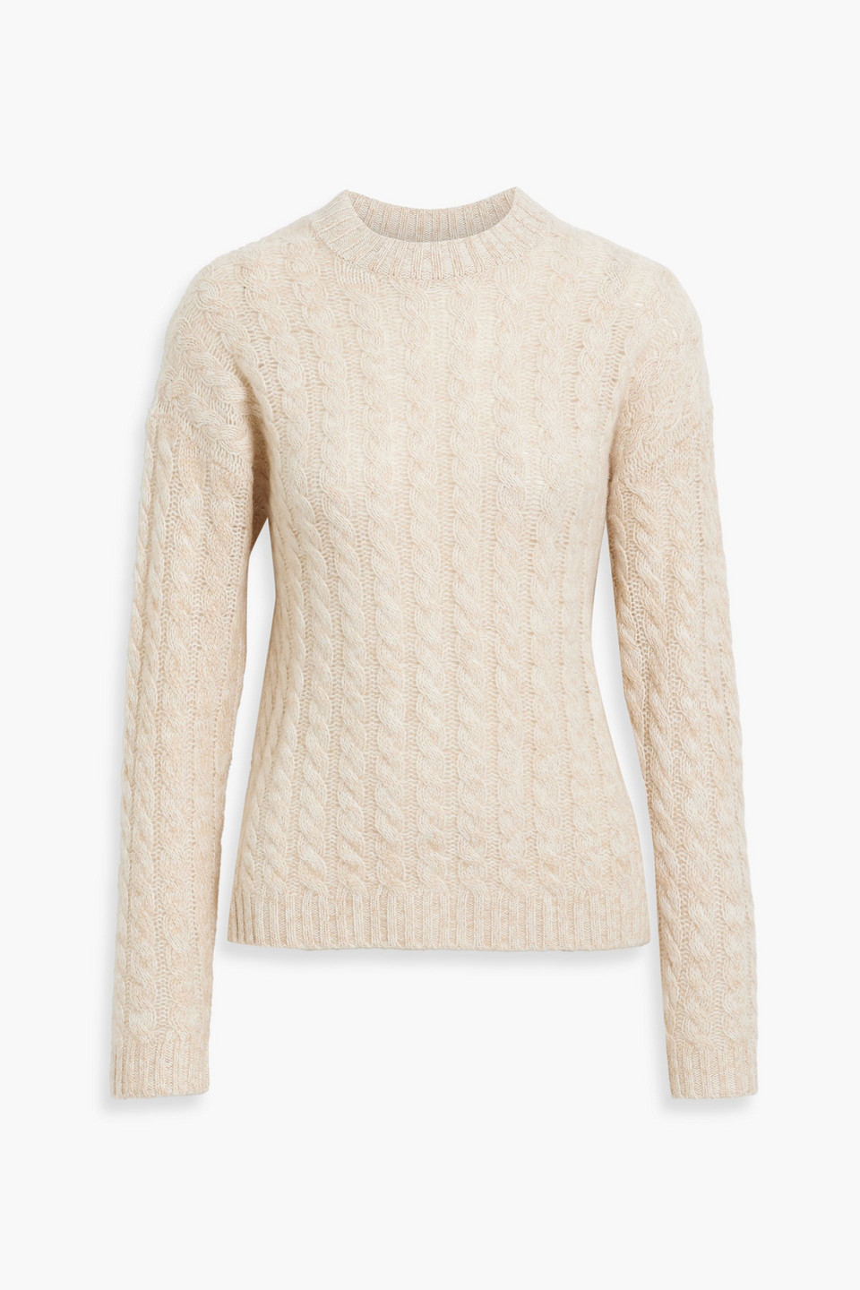 Naadam Cable-knit Cashmere Sweater In Beige