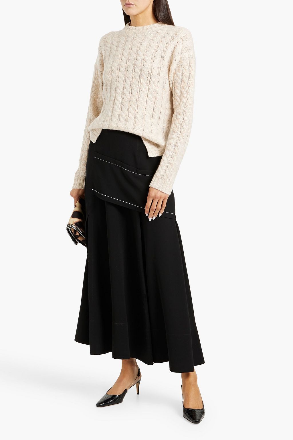 NAADAM Cable-knit cashmere sweater