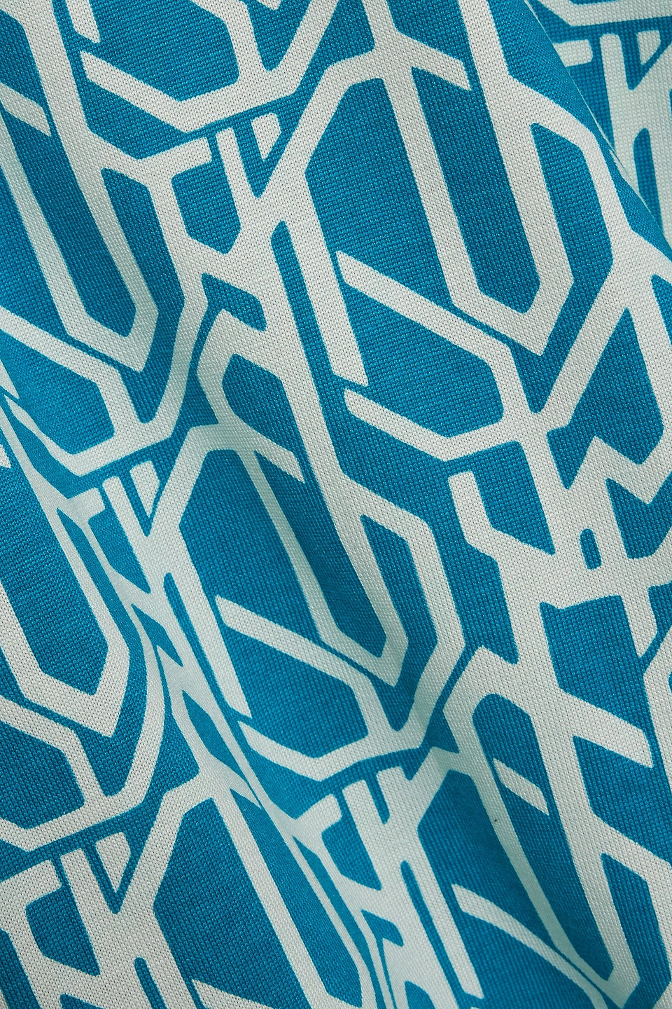 Diane Von Furstenberg Abigail Printed Silk-jersey Midi Wrap Dress In Teal