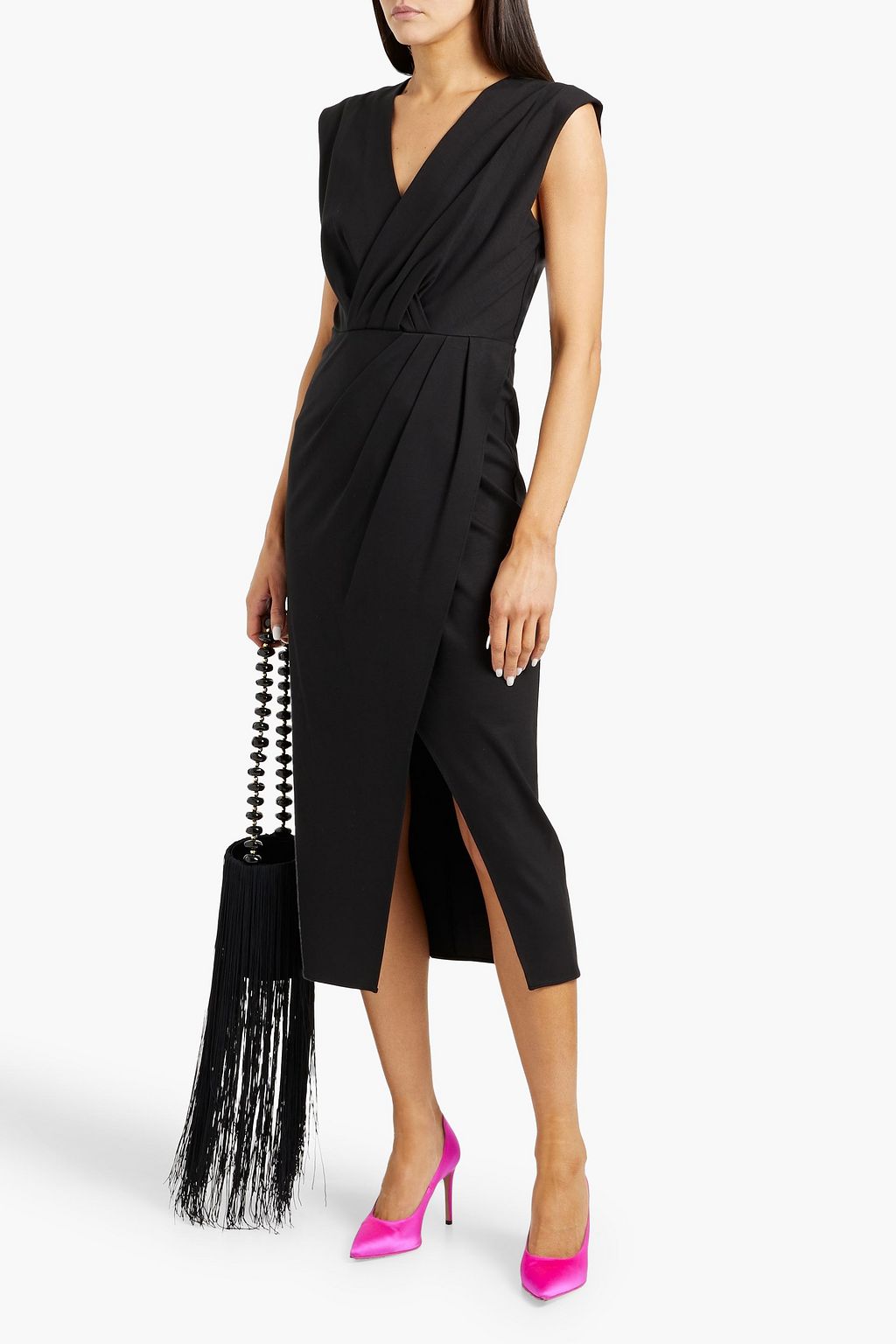DIANE VON FURSTENBERG Hallie wrap-effect stretch-jersey midi dress