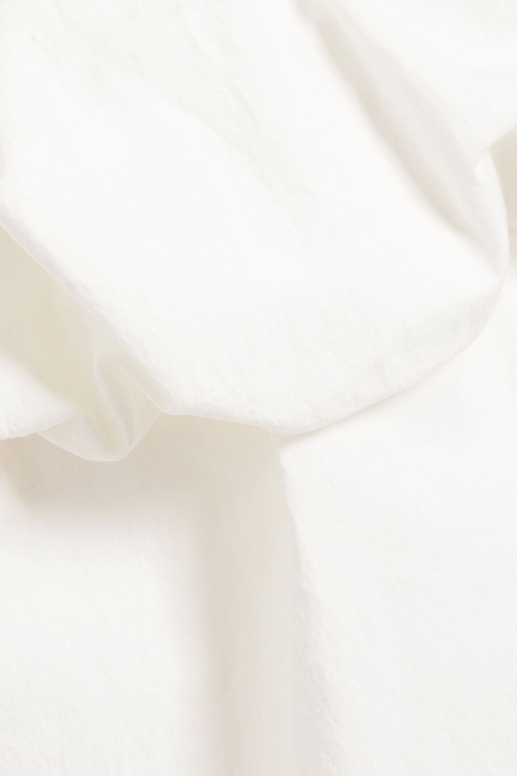 PROENZA SCHOULER Ruffled cotton-blend poplin mini skirt