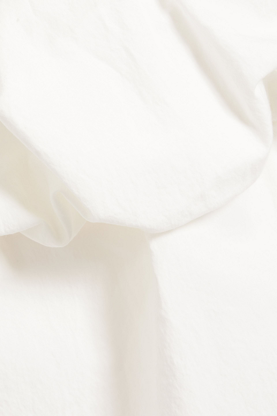 Proenza Schouler Ruffled Cotton-blend Poplin Mini Skirt In White
