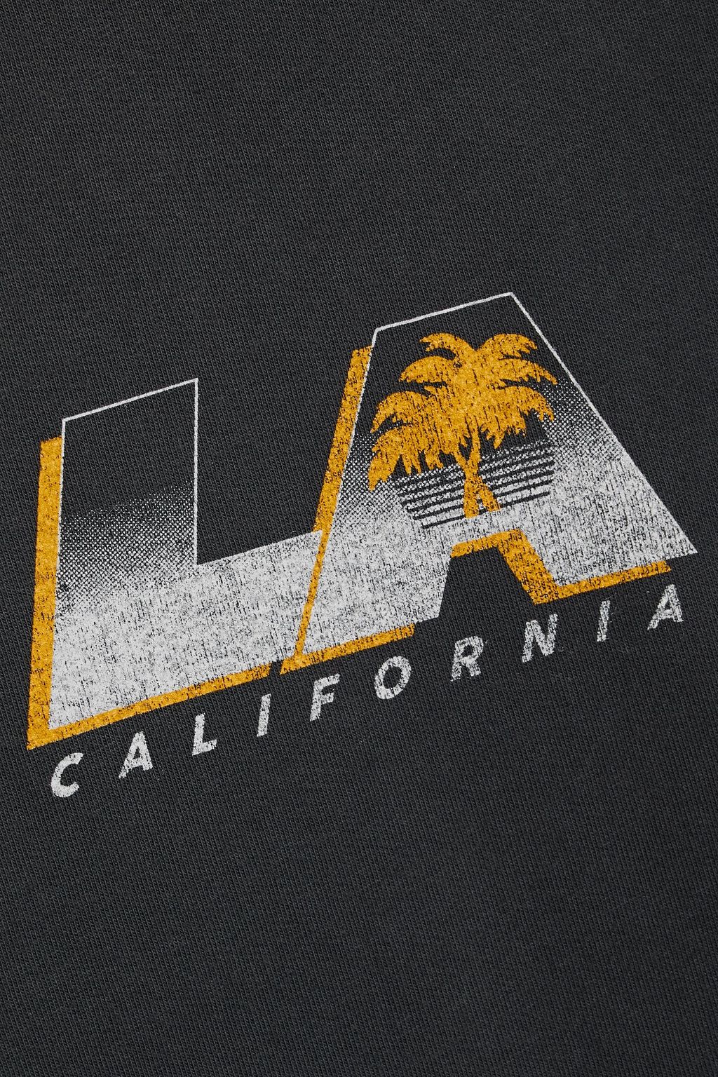 FRAME Printed cotton-jersey T-shirt
