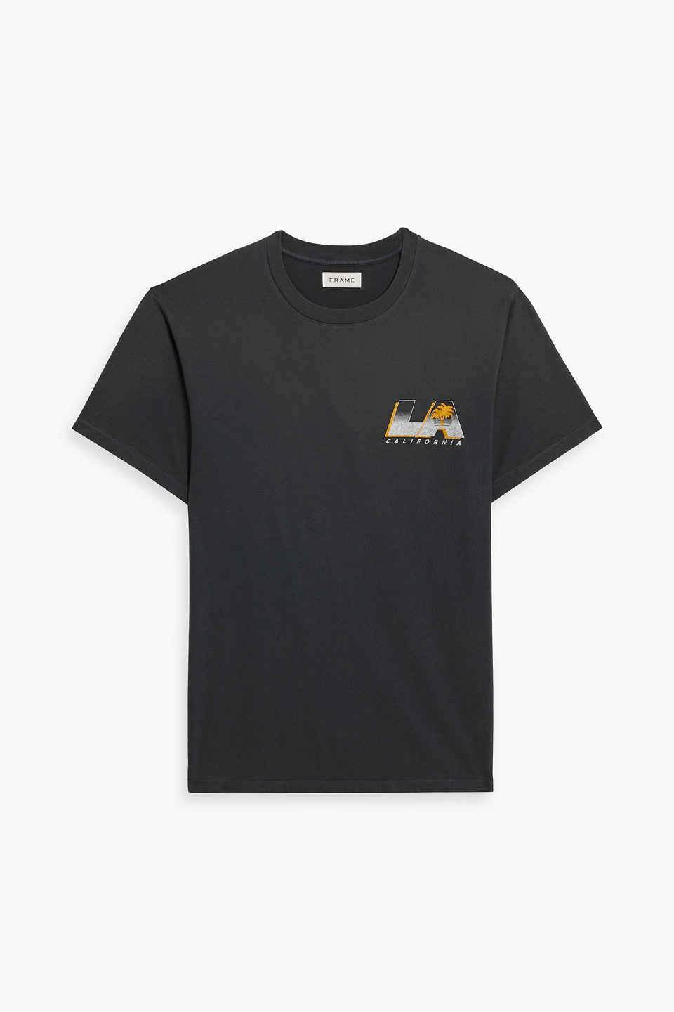 Printed cotton-jersey T-shirt