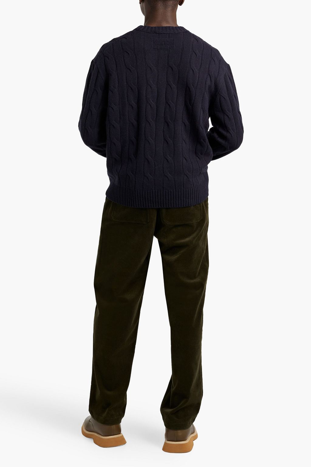 FRAME Cable-knit cashmere sweater