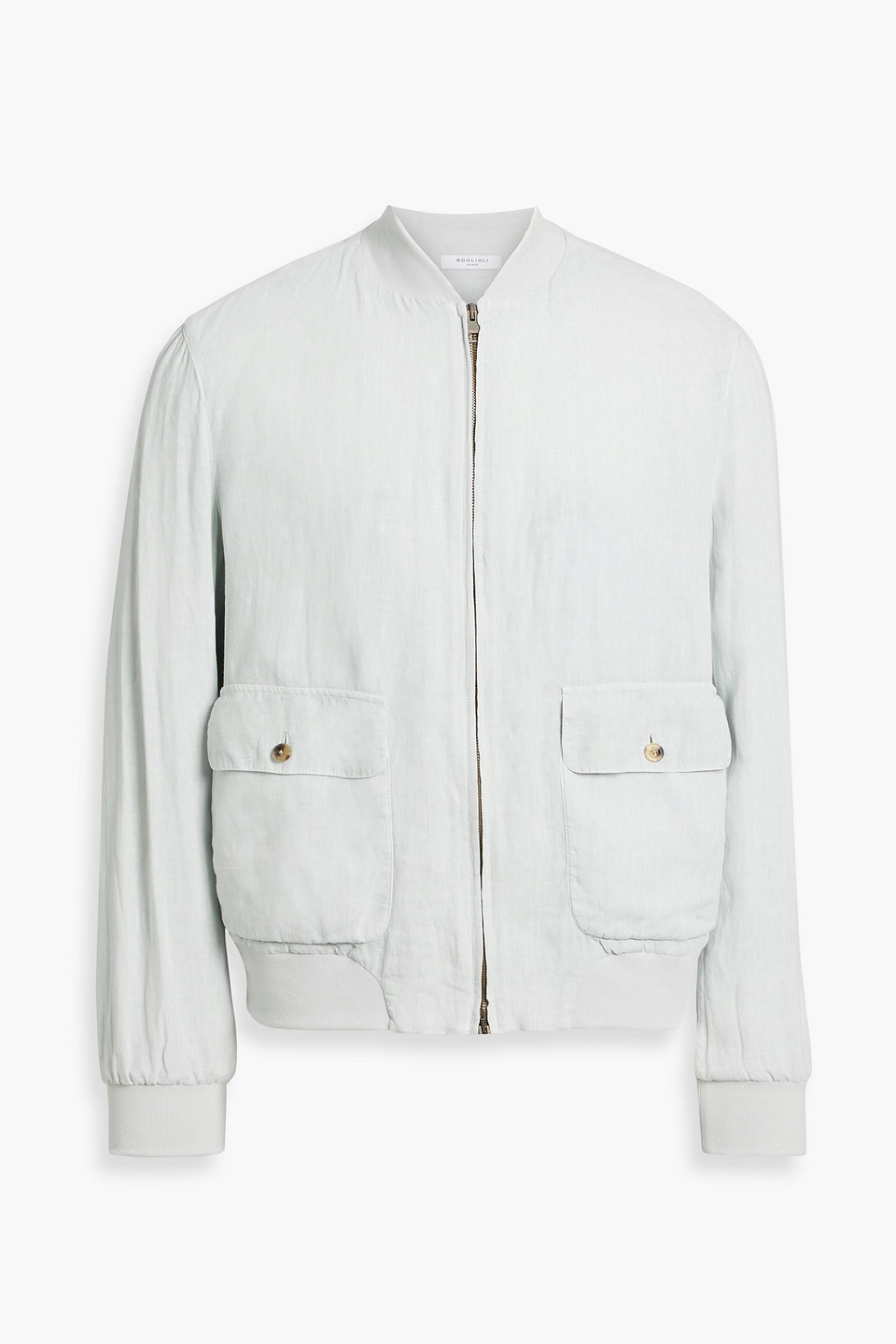 Linen bomber jacket