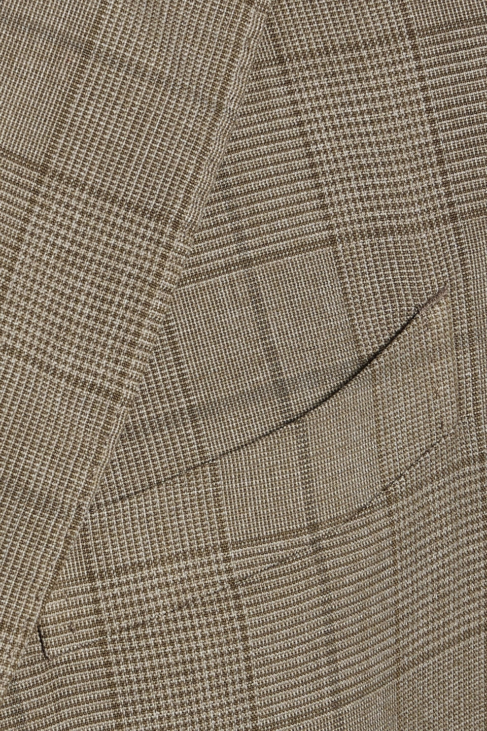 Boglioli Double-breasted Prince Of Wales Checked Wool-blend Suit In Brown