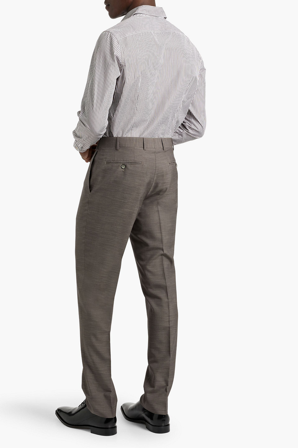 BOGLIOLI STRIPED COTTON-POPLIN SHIRT