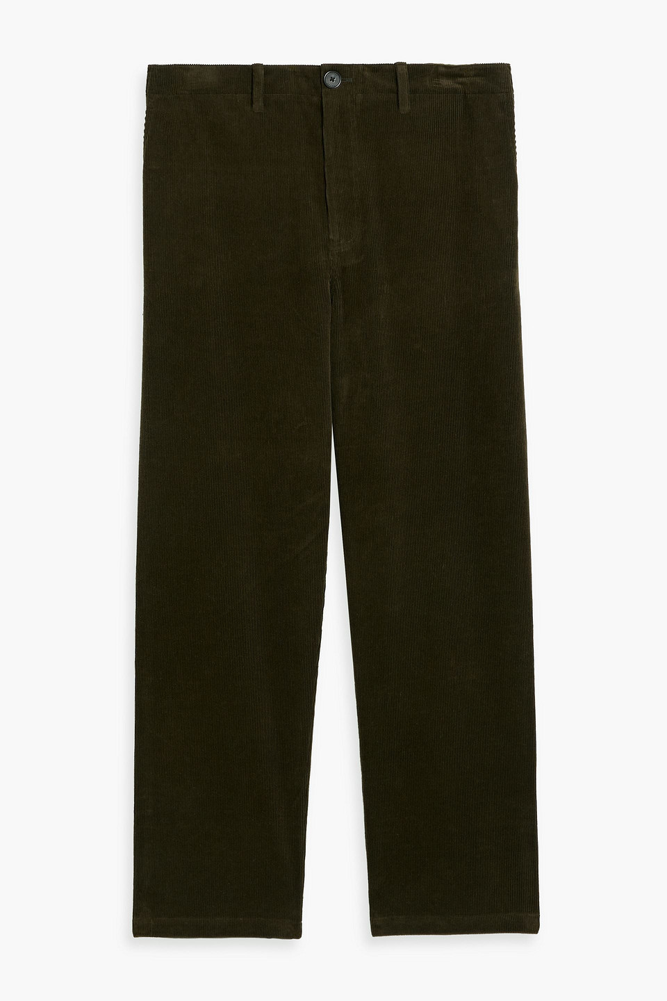 Frame Tapered Corduroy Pants In Green