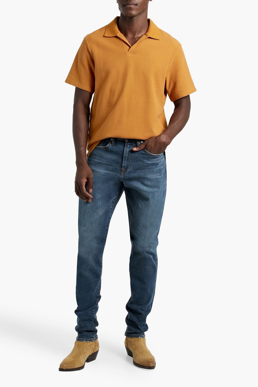FRAME L'Homme Athletic slim-fit denim jeans