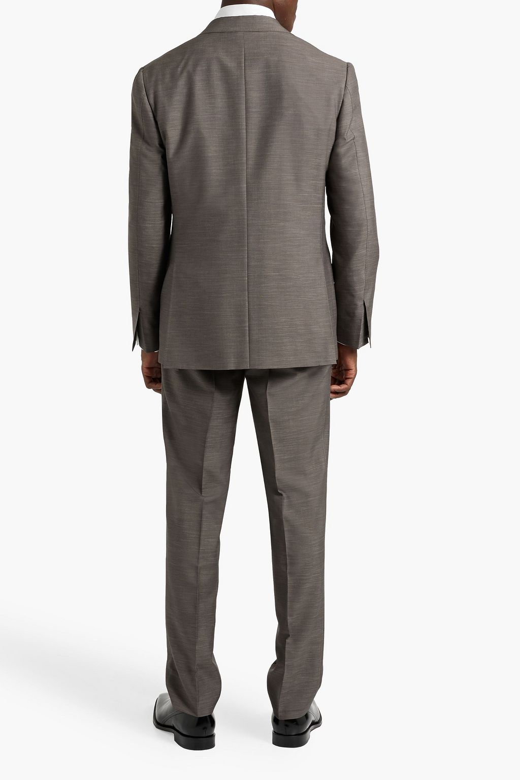 CANALI Wool and silk-blend suit