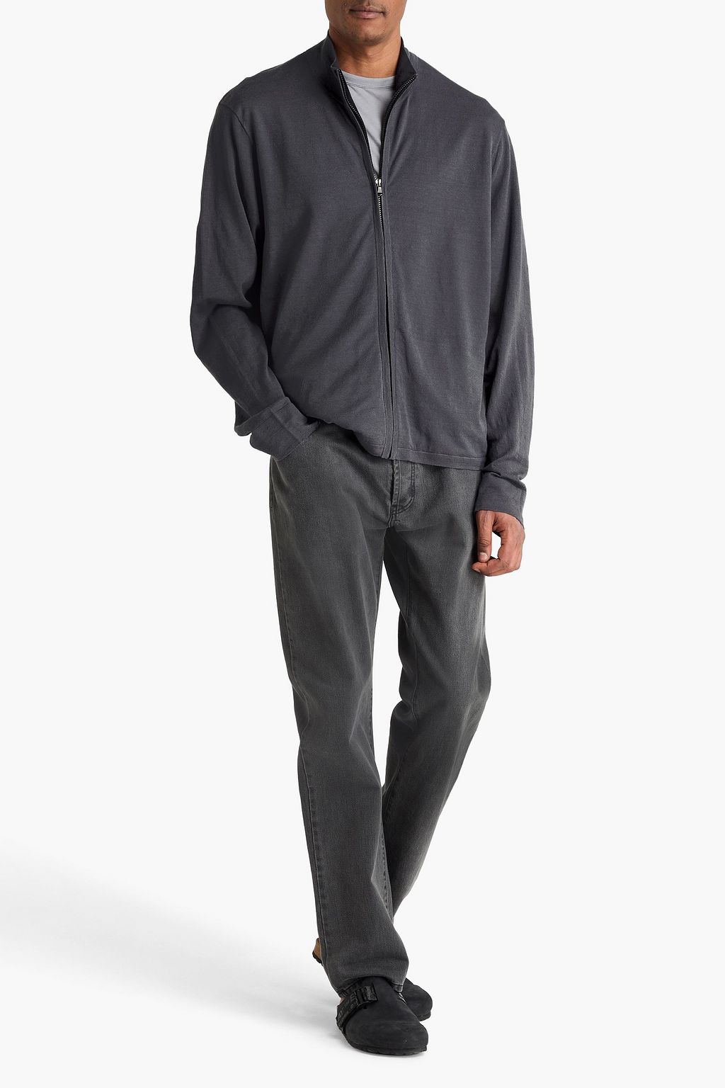 JAMES PERSE Linen-blend cardigan