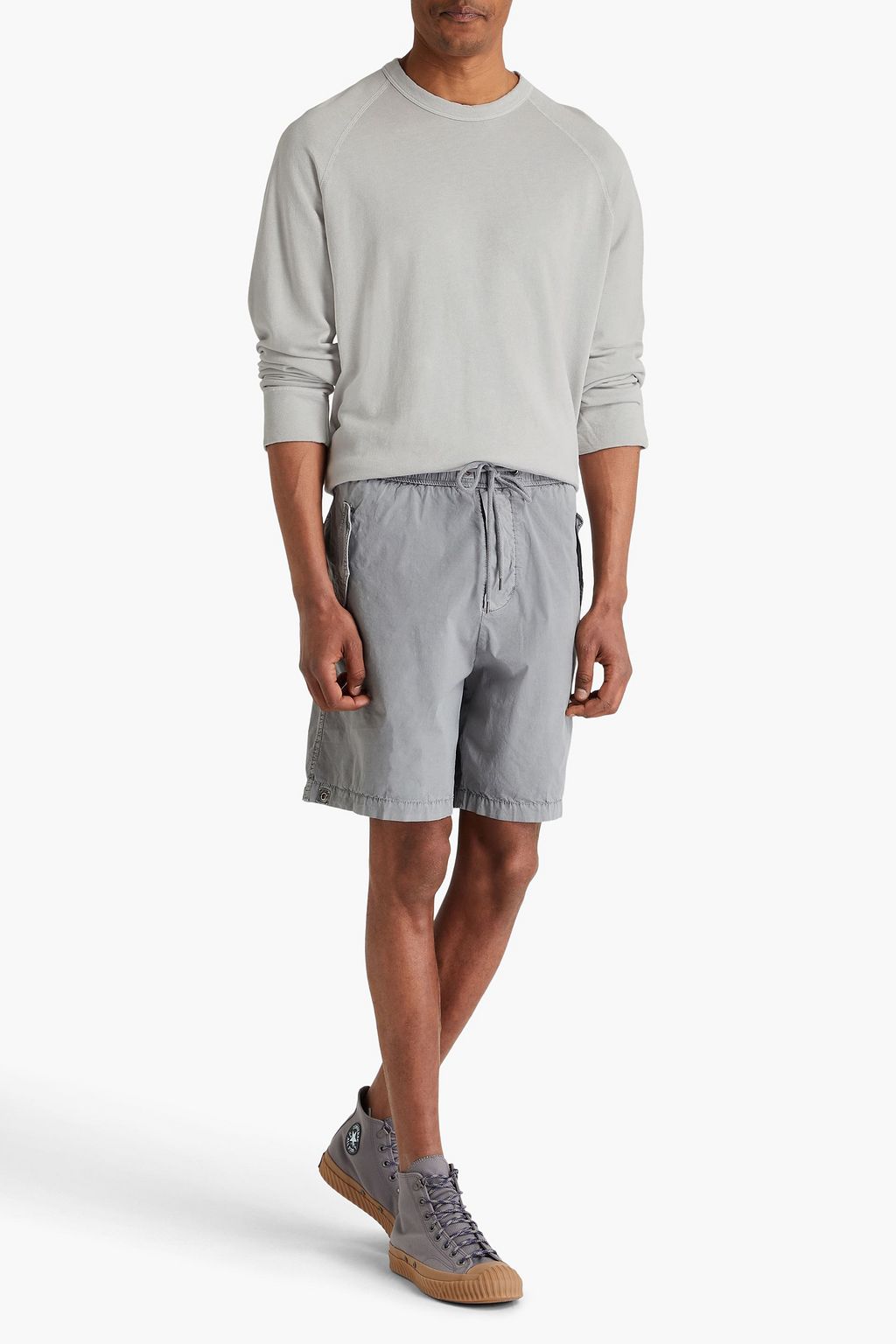JAMES PERSE French cotton-terry sweatshirt