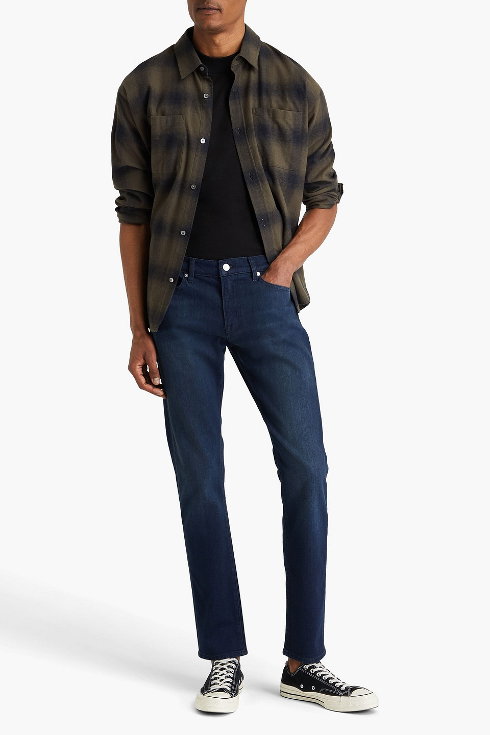 Frame L'homme Slim-fit Faded Denim Jeans