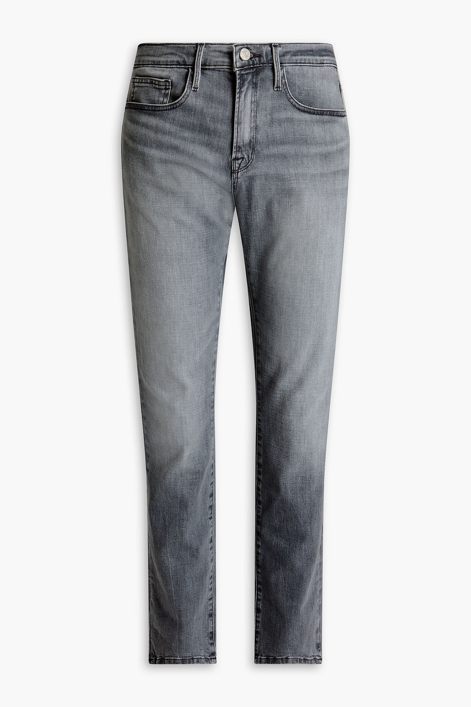 L'Homme slim-fit faded denim jeans