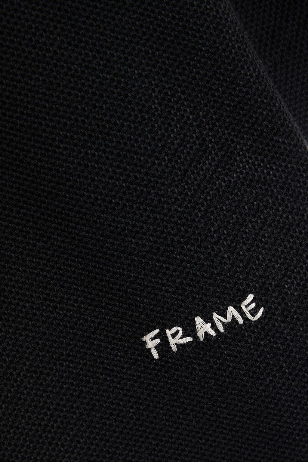 FRAME 와플 니트 코튼 티셔츠
