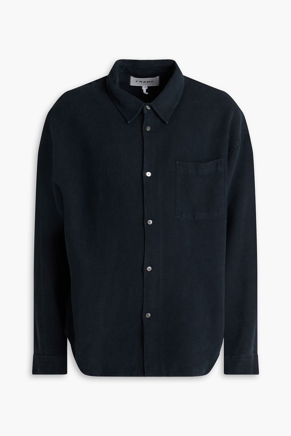 Waffle-knit TENCEL™ Lyocell-blend shirt