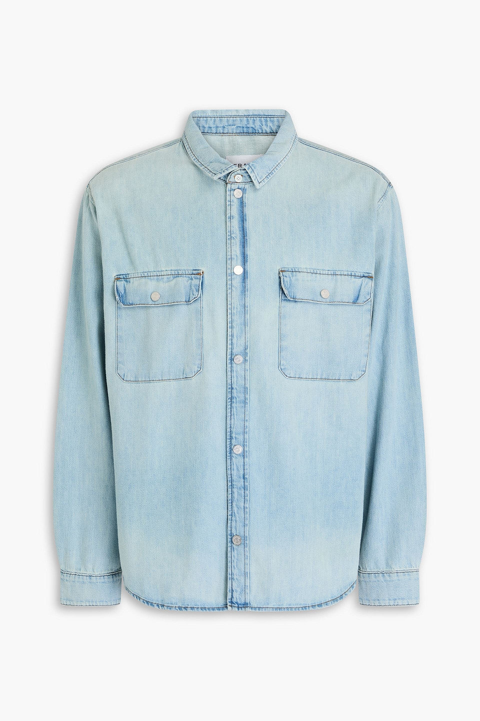 Frame Unison Denim Button-up Shirt In Ventura