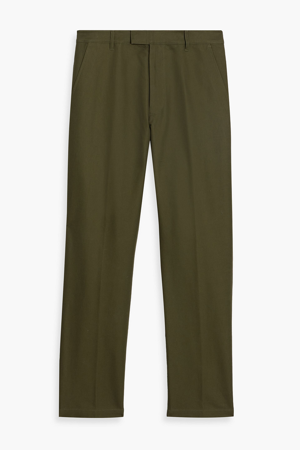 Alex Mill Grant Cotton-twill Trousers In Army Green
