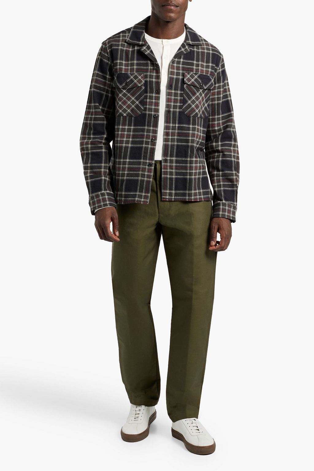 ALEX MILL Ethan checked cotton-flannel shirt