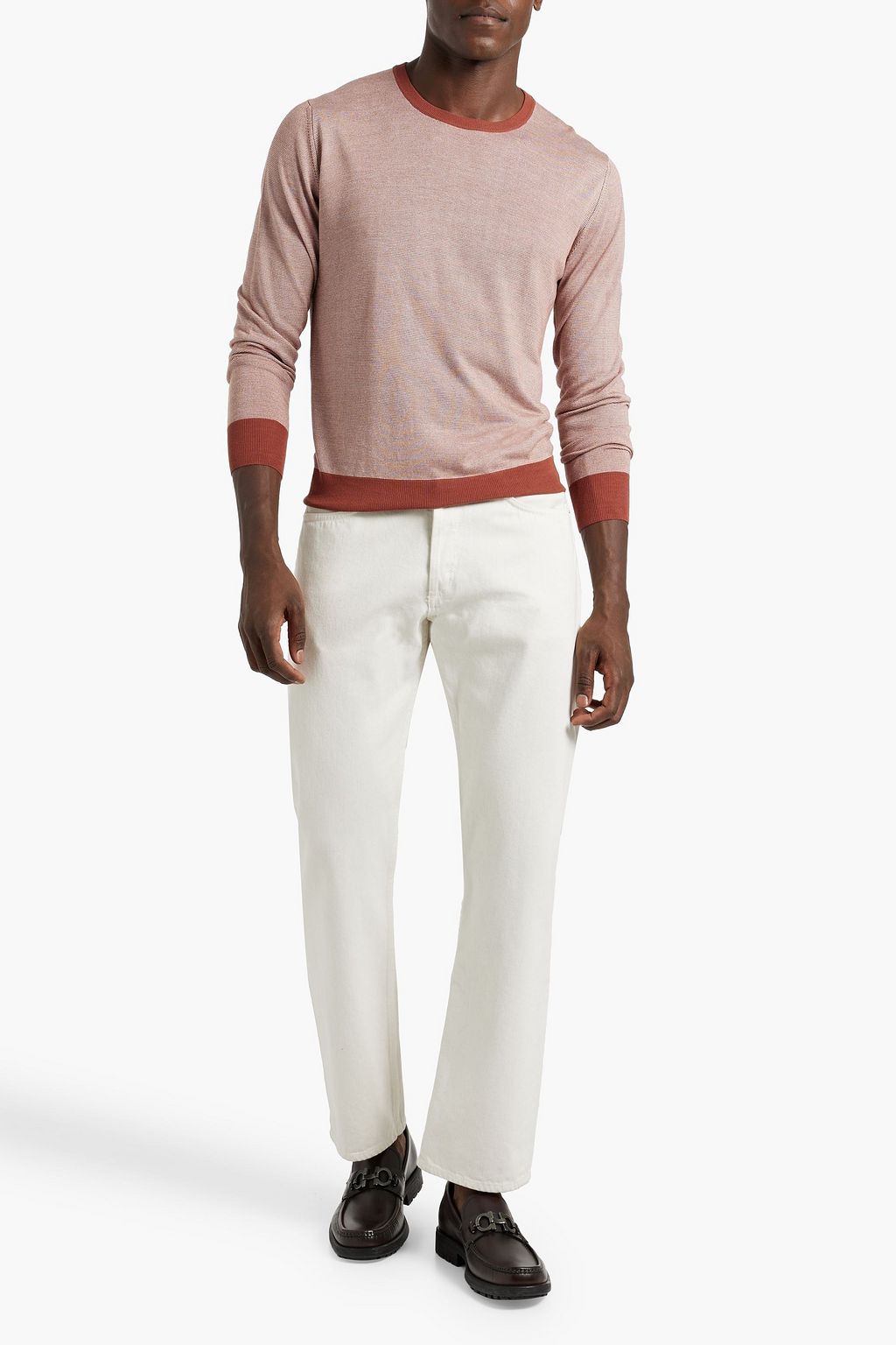 CANALI Jacquard-knit sweater
