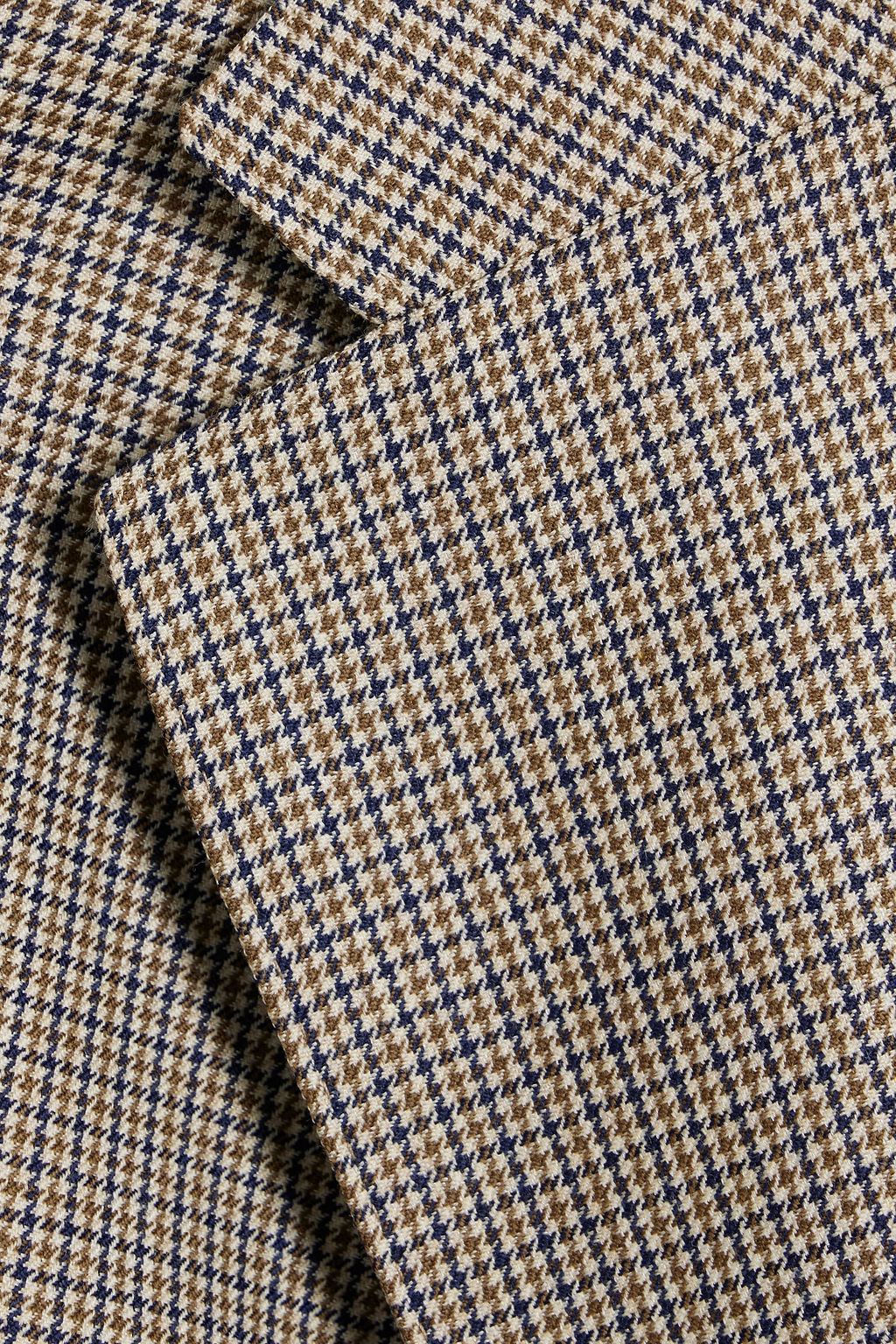 BOGLIOLI Houndstooth wool and silk-blend suit